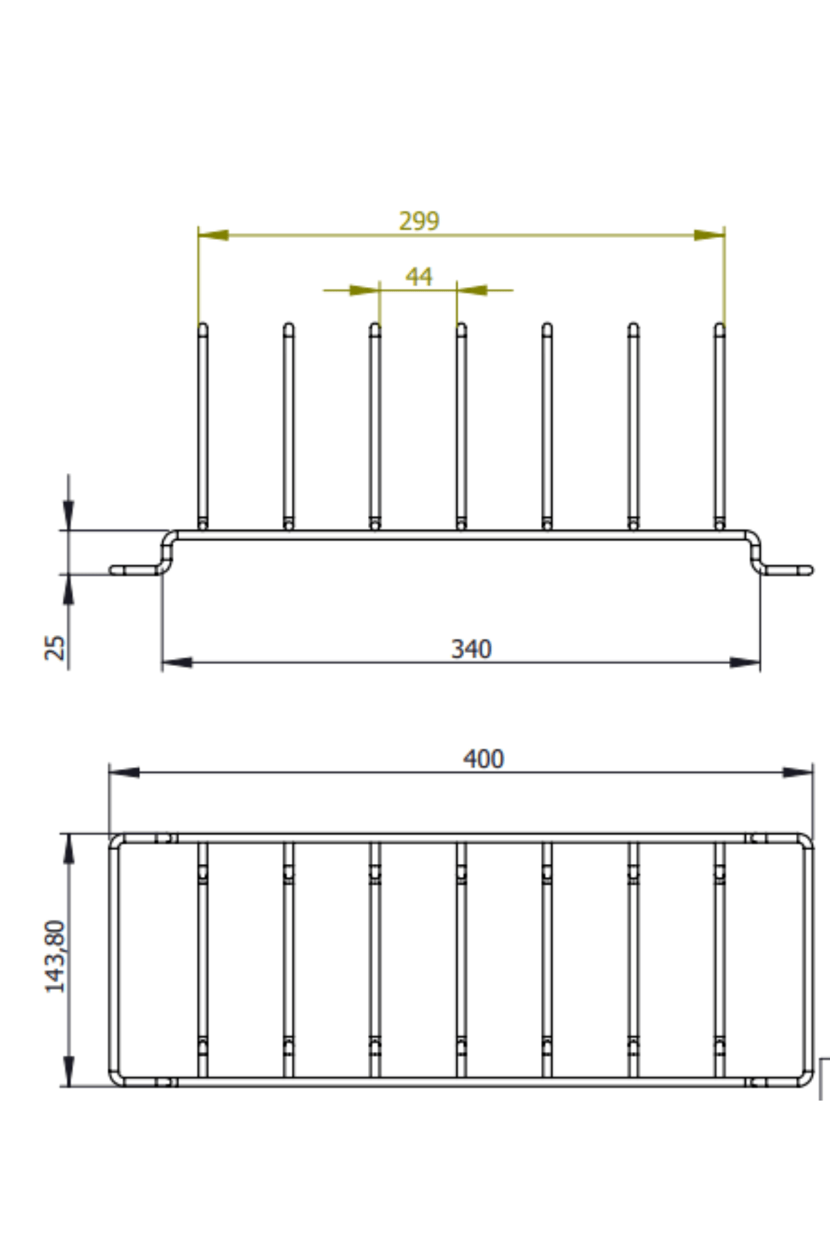 Gümüş Mutfak Çekmece İçi Tava Tencere Düzenleyici Organizer – Yer Tasarruflu Sıralayıcı