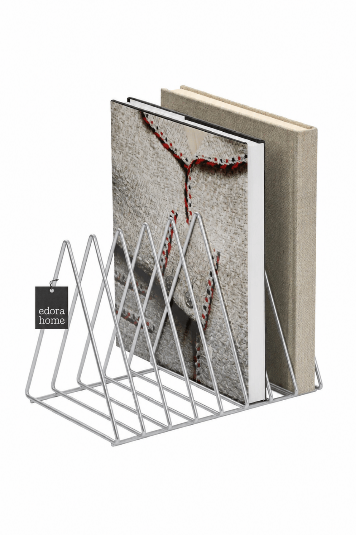 Mat Gümüş Masa Üstü Kitap Düzenleyici Ofis Salon Organizer