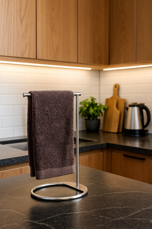 Metal Çok Amaçlı Silver Set Banyo Organizer Seti