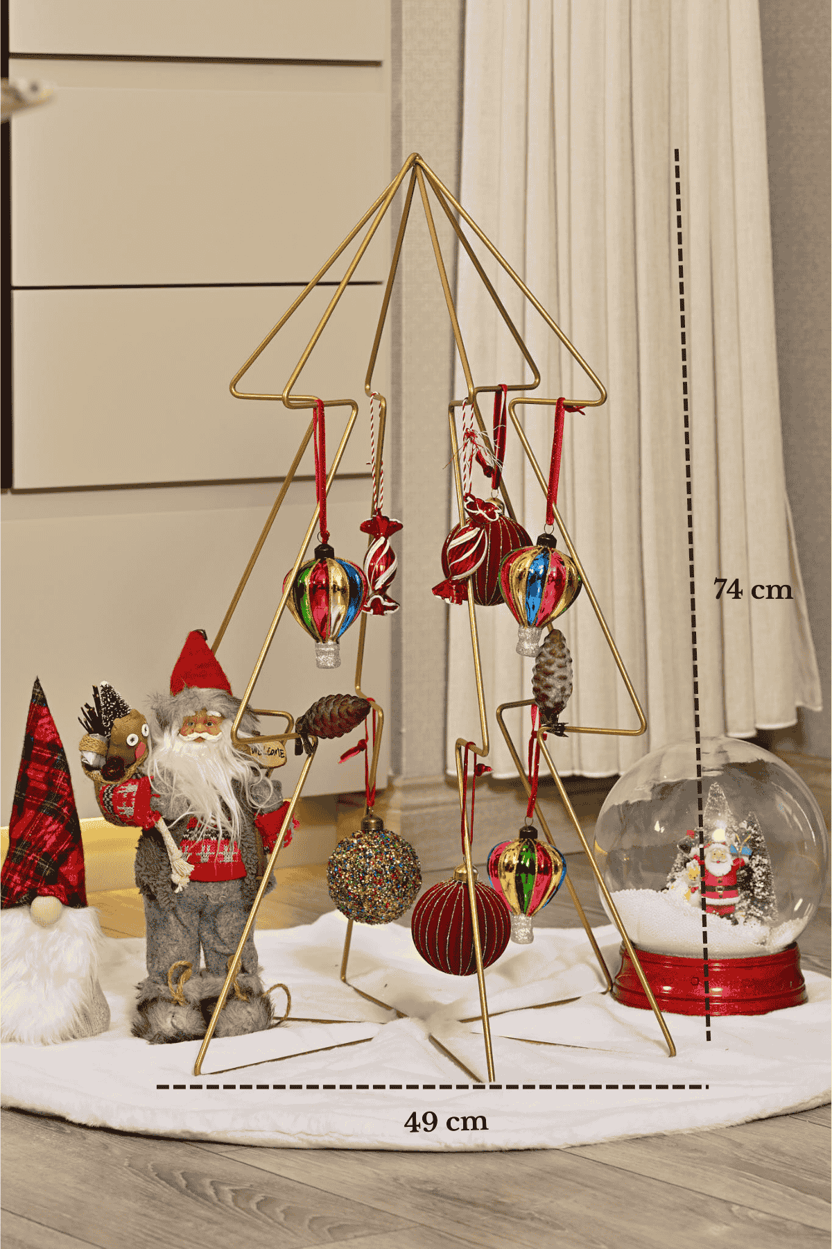 75 cm Iron-Stand Unadorned Christmas Tree