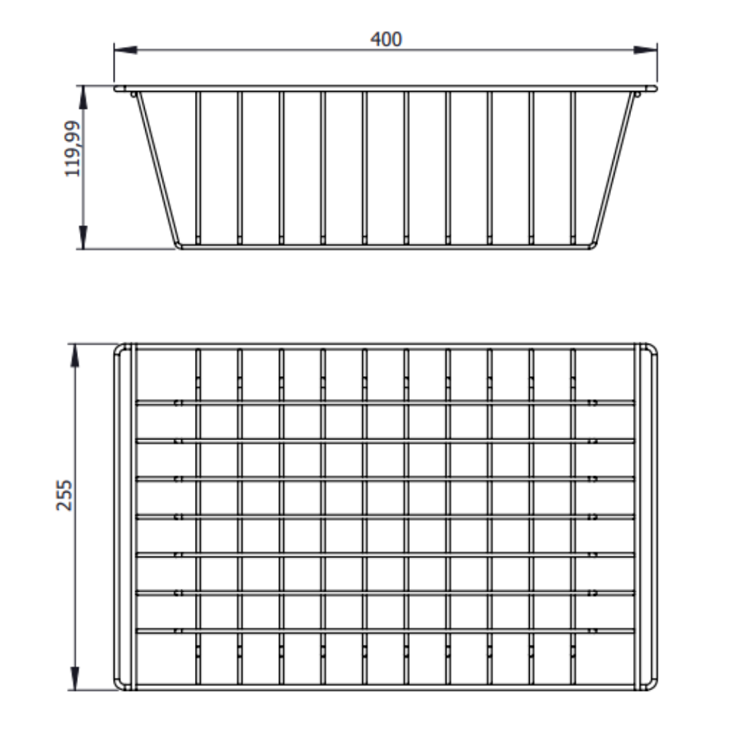 Black Rectangular Basket Multi-Purpose Closet Organizer