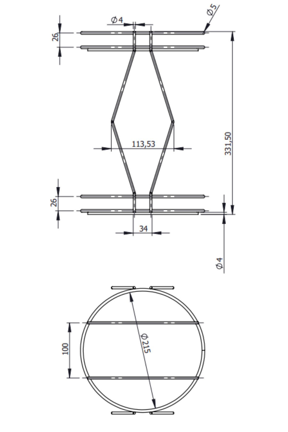 Siyah İki Katlı Parfüm, Takı ve Kozmetik Düzenleyici Şık Banyo Organizeri, Pleksili