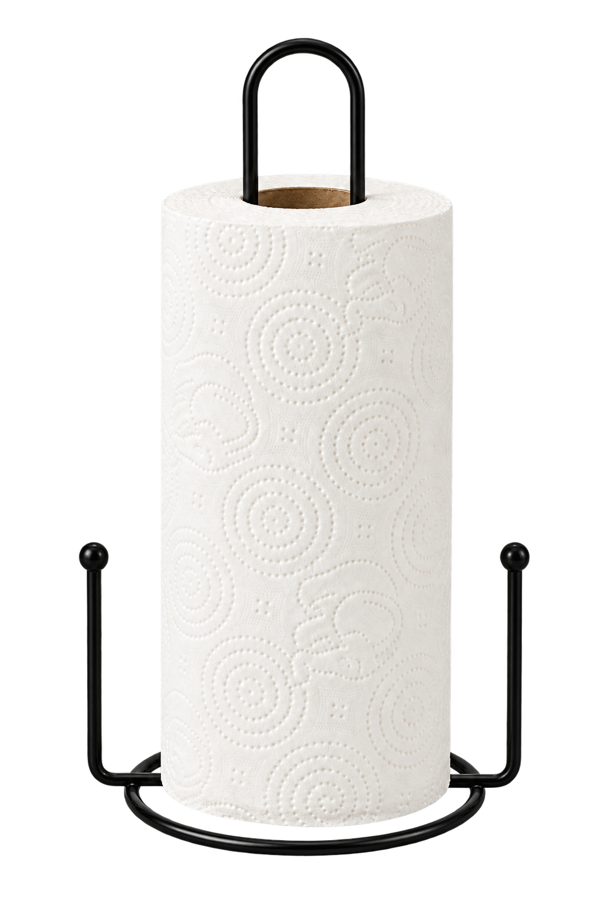 Black Beaded Paper Towel Holder Roll Holder Napkin Holder Kitchen Bathroom Stainless Metal