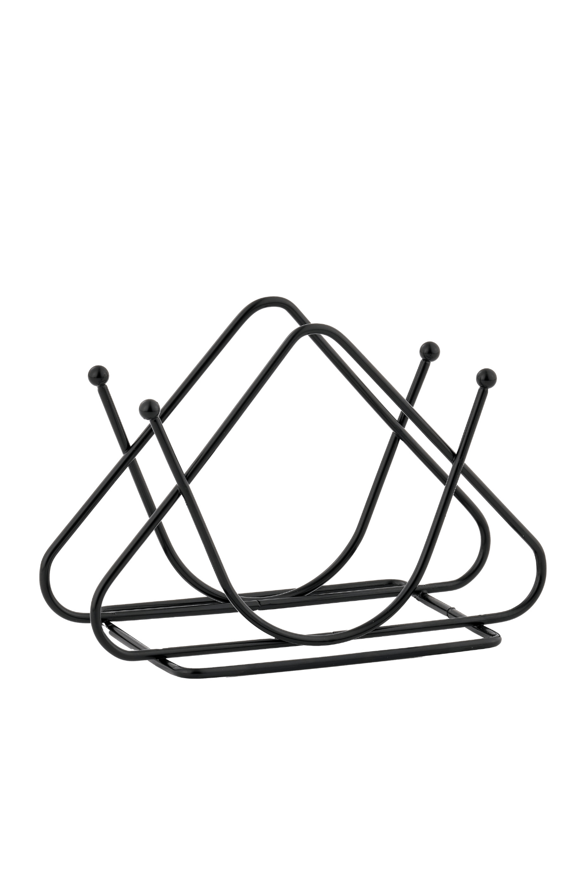 Siyah Renk Dekoratif masaüstü şık Peçetelik, Cafe & Restoran & Otel pratik kullanım amaçlı peçete standı